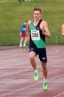 Thomas Somers (City of York) winner of the under-17s 200 metres at the Northern Under-17s and 15s Championships, Liverpool.